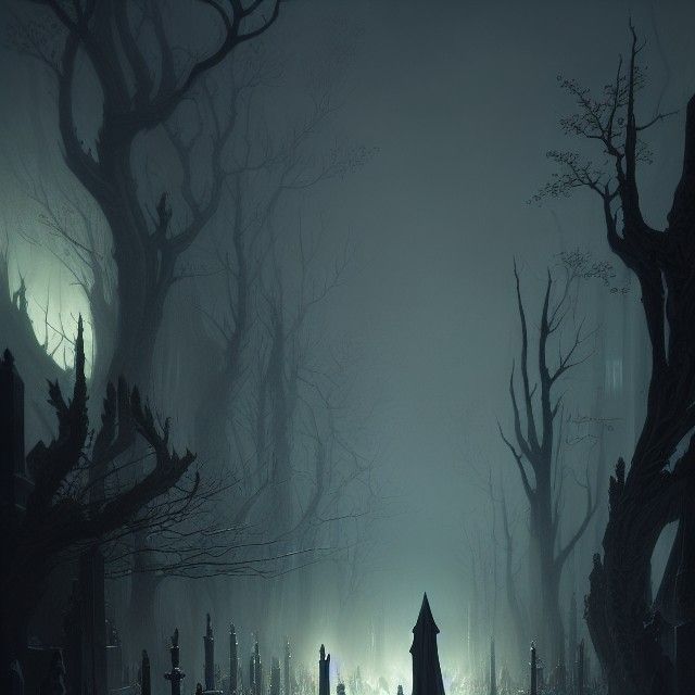 Hooded Demon Stroll: Dark Fantasy Concept Art