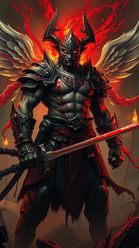 Aramesh Embodies Kakuchu, the War God