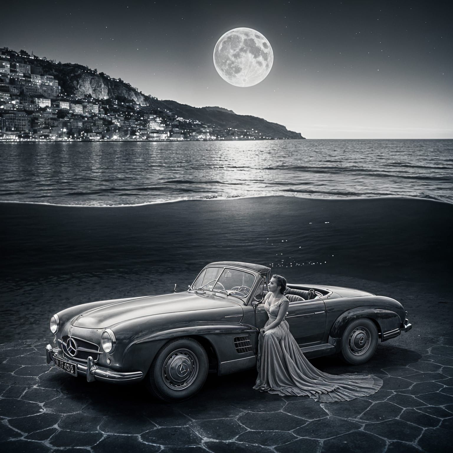 Underwater Vintage Car on the Cote d'Azur