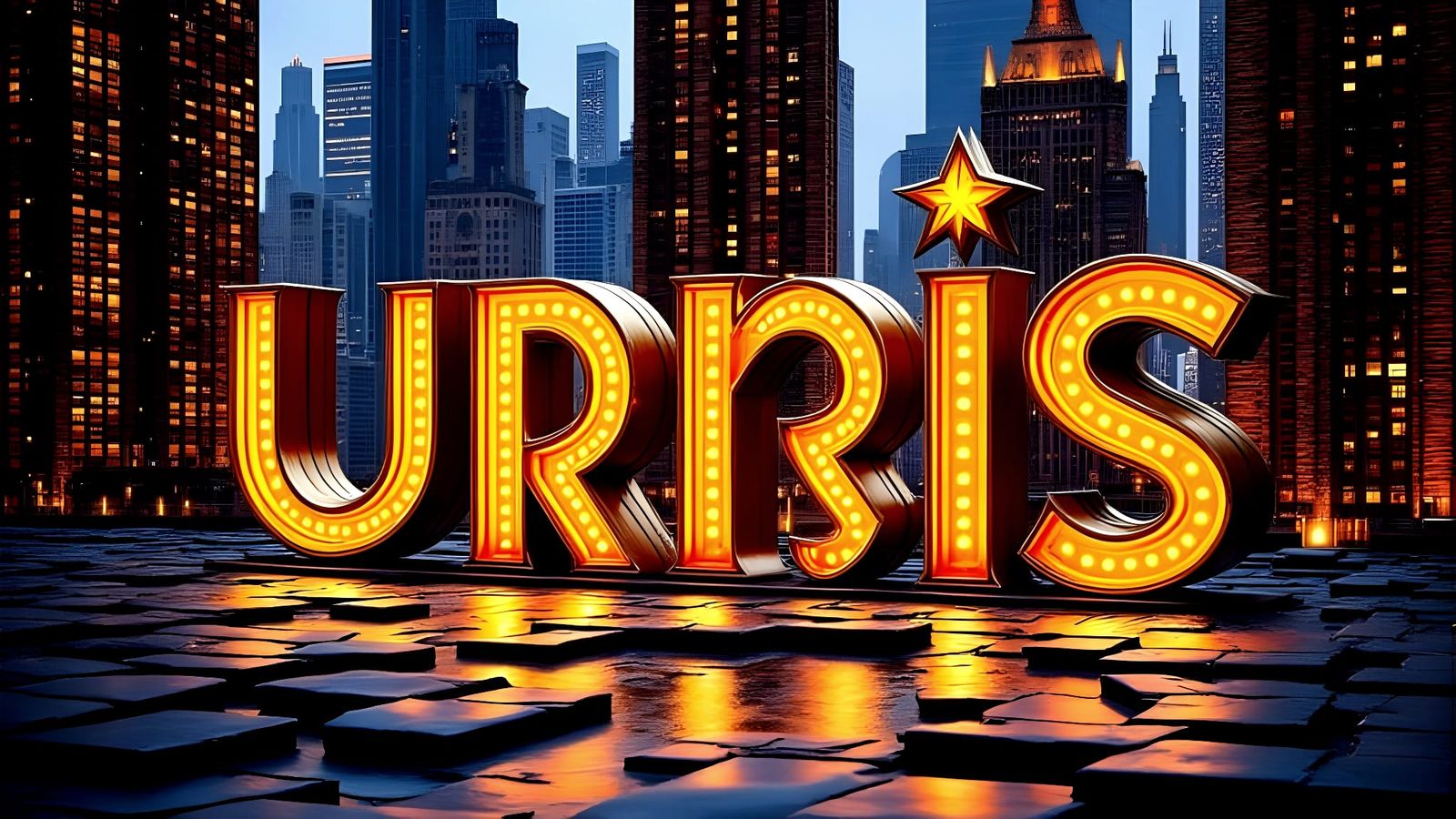 URBIS Letters in a River City