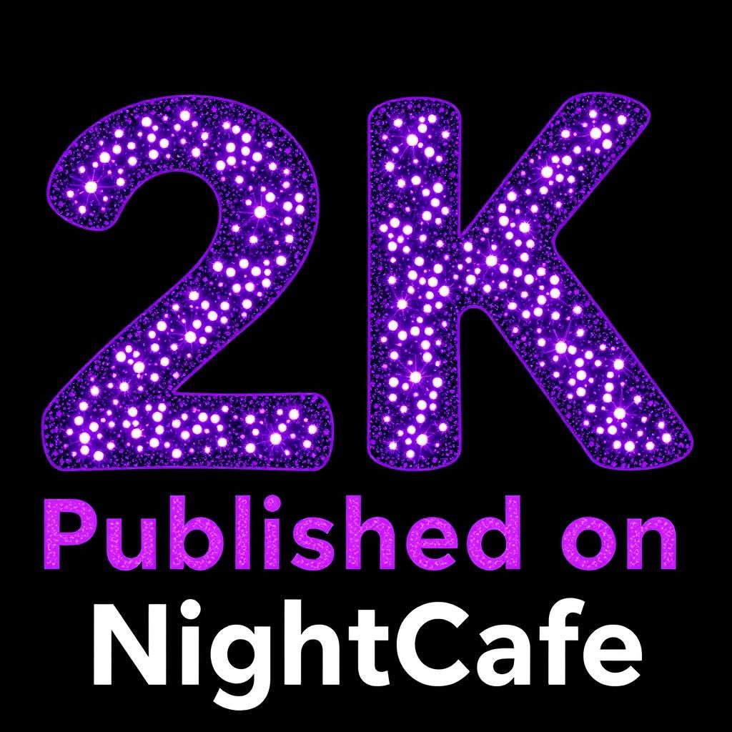 Cosmic Purple Text on Black Background