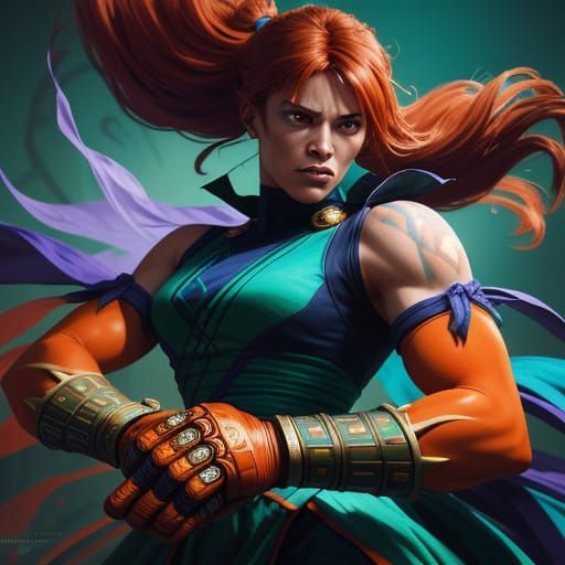 Street Fighter Characters in Hyper-Realistic Digital Art