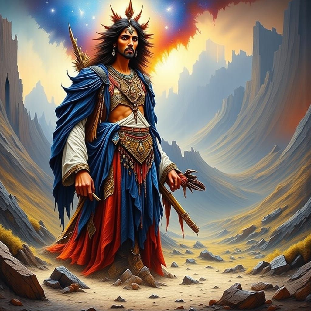 AI Generated Image of Gypsy and Horse Flux