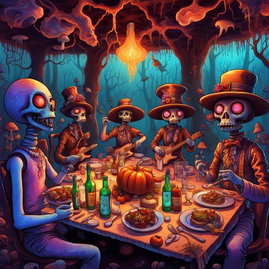 Psychedelic Voodoo Band at Thanksgiving Banquet