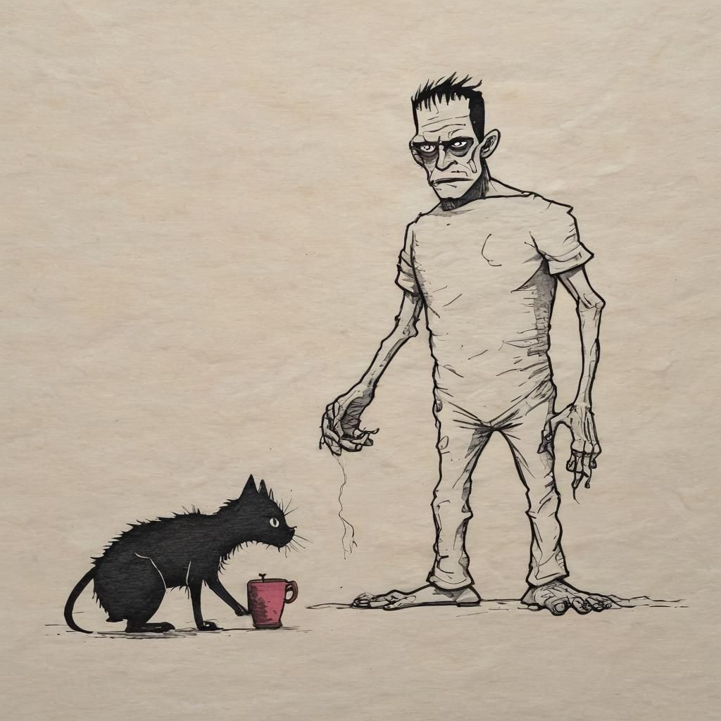 "You look terrible. Here, have a cup of coffee."