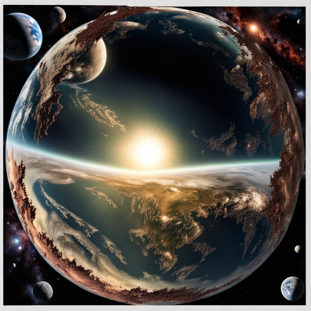 Four-Dimensional Perspective of Earth from Space