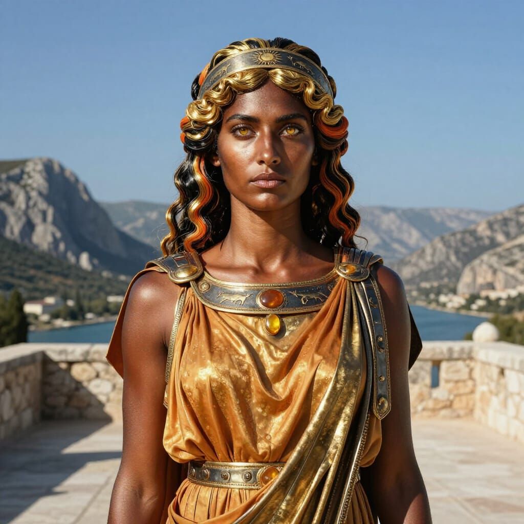 Hellenic Queen Epikasta Kalydona Basilissa Portrait