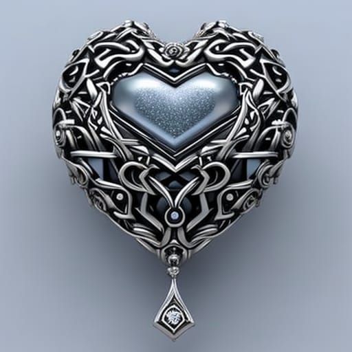 Cybernetic Heart: Romantic Jewelry in 3D