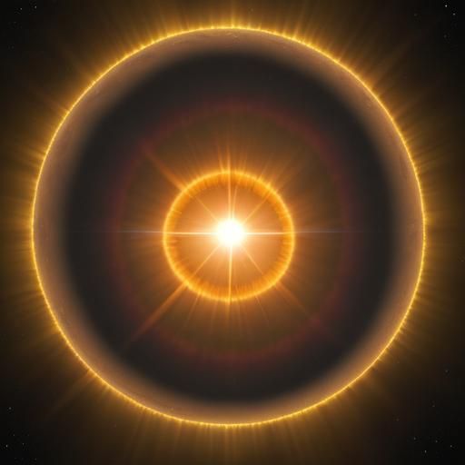 Cosmic Sun Blasting Sunlight onto Earth