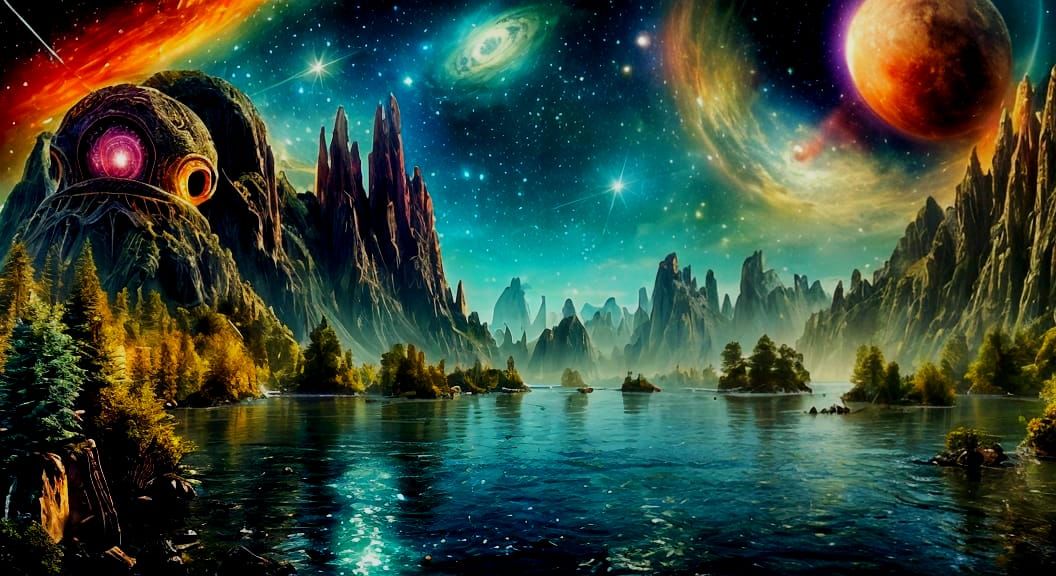 Cosmic Aliens Swimming in Scintillating Universe