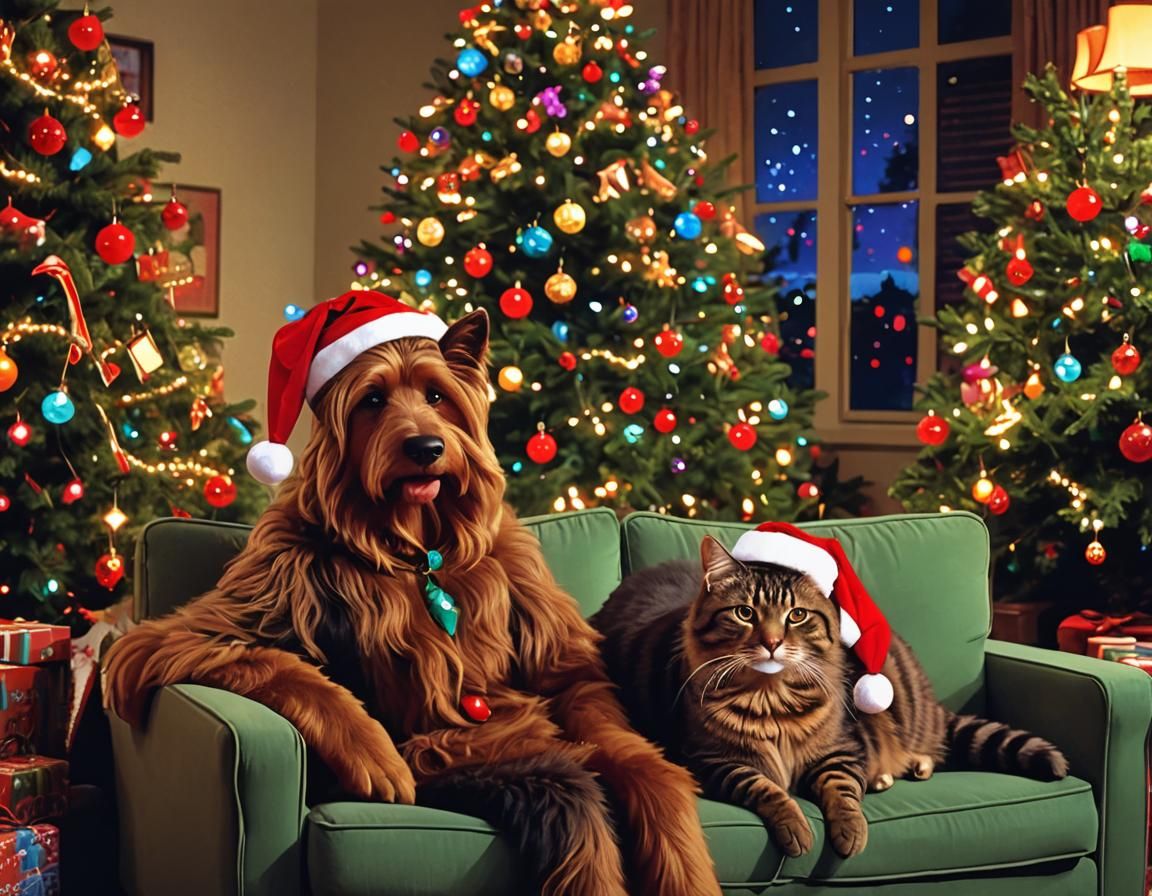 ALF Celebrates Christmas: 80s Pop Art Style