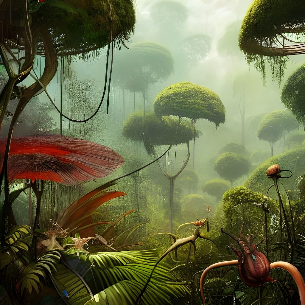 Madagascar Jungle Fantasy Art in 8k Resolution