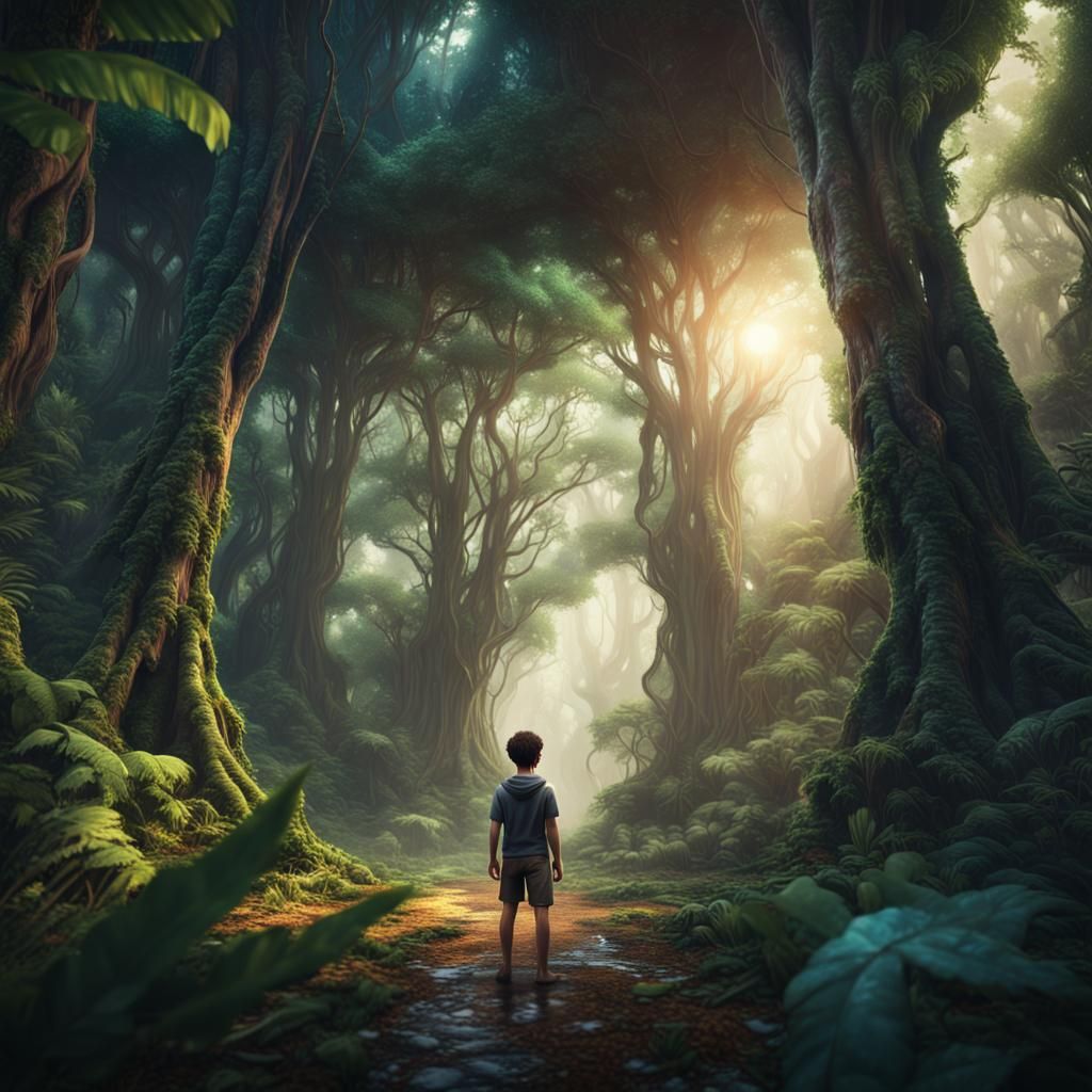 Jungle Boy and the Tunnel of Light