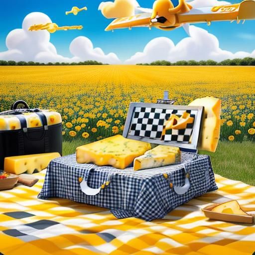 Cheese World Picnic: A Cheesy Day
