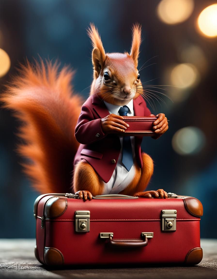 Squirrel Suitcase