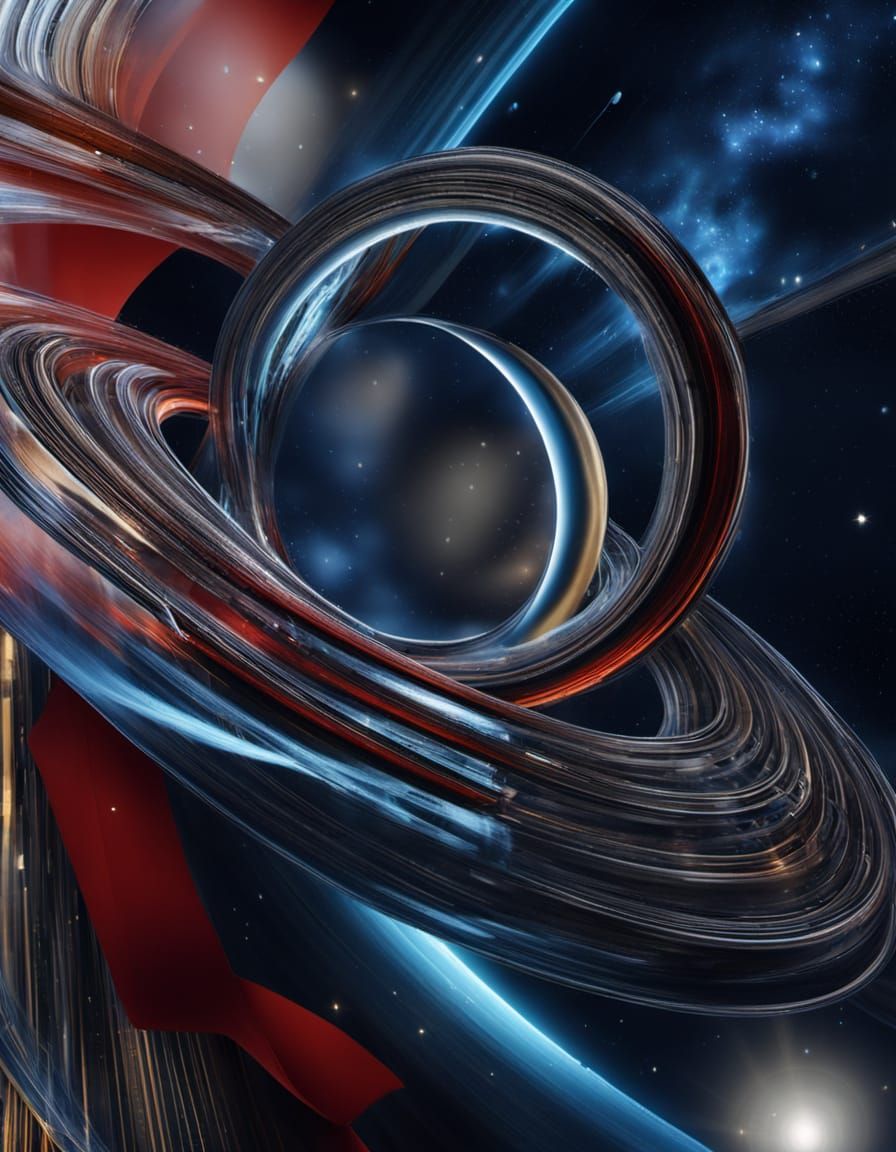 Metallic Planetary System in Deep Space