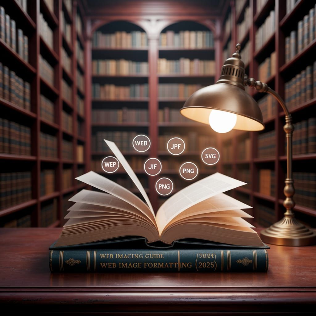 Antique Book on Web Image Formatting