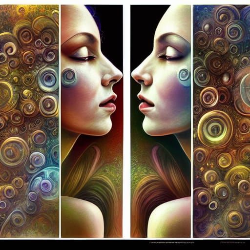 Dreamlike Dance: Photorealistic Fractal Art