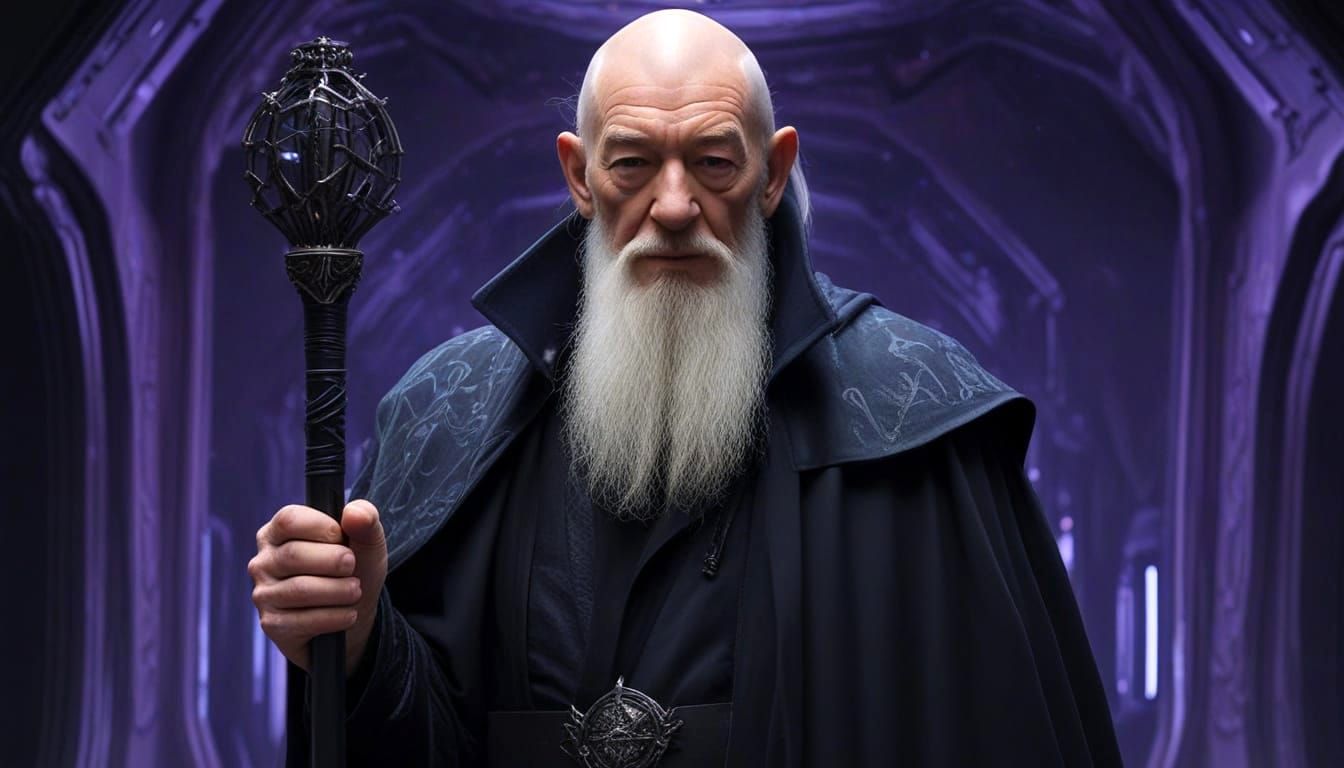 Technomage Gandalf Brings Bad News in Futuristic Babylon 5