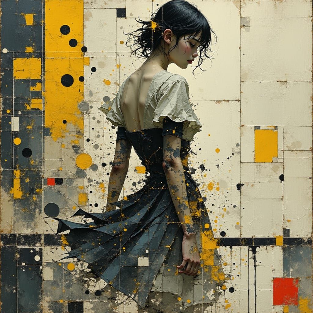 Abstract Pixellation and Disintegration Effects