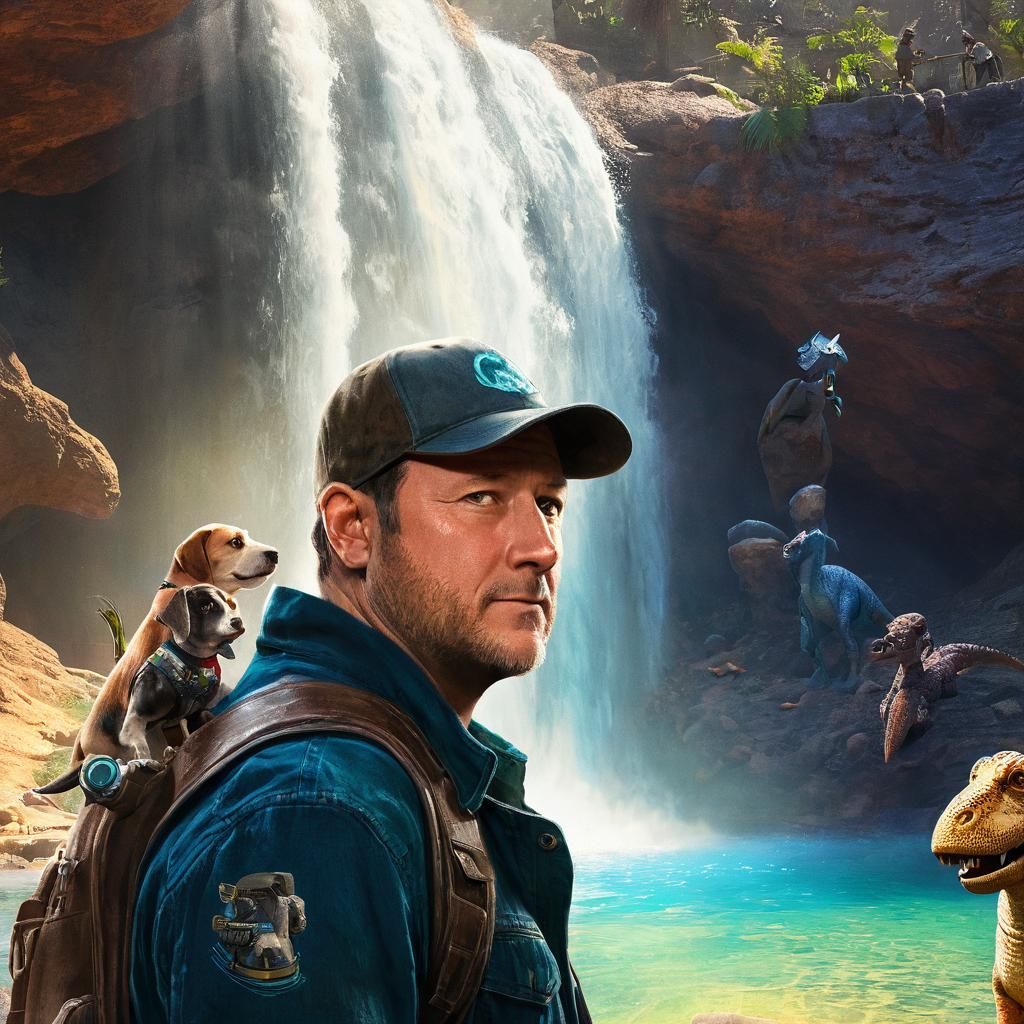 Fantasy Explorer Discovers Waterfall Paradise