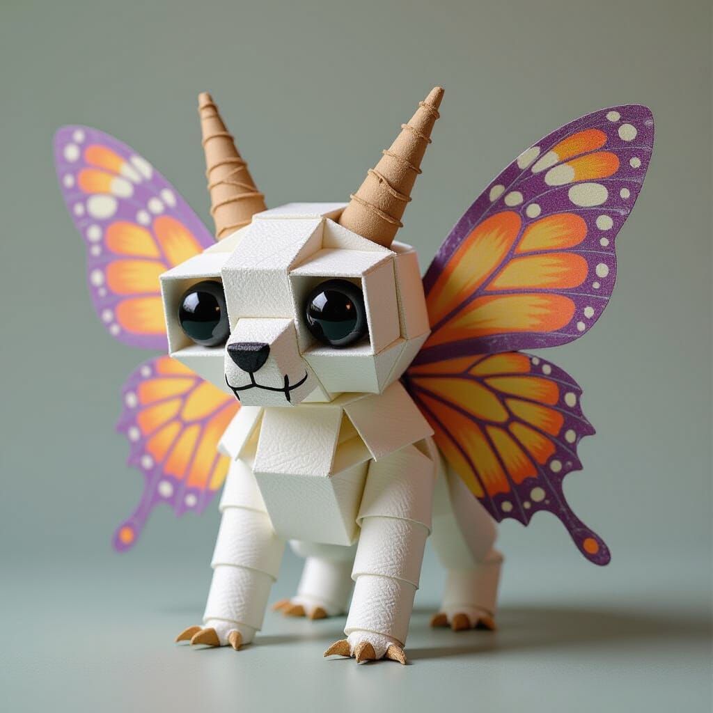Toilet Paper Cerberus Butterfly Hybrid Creature