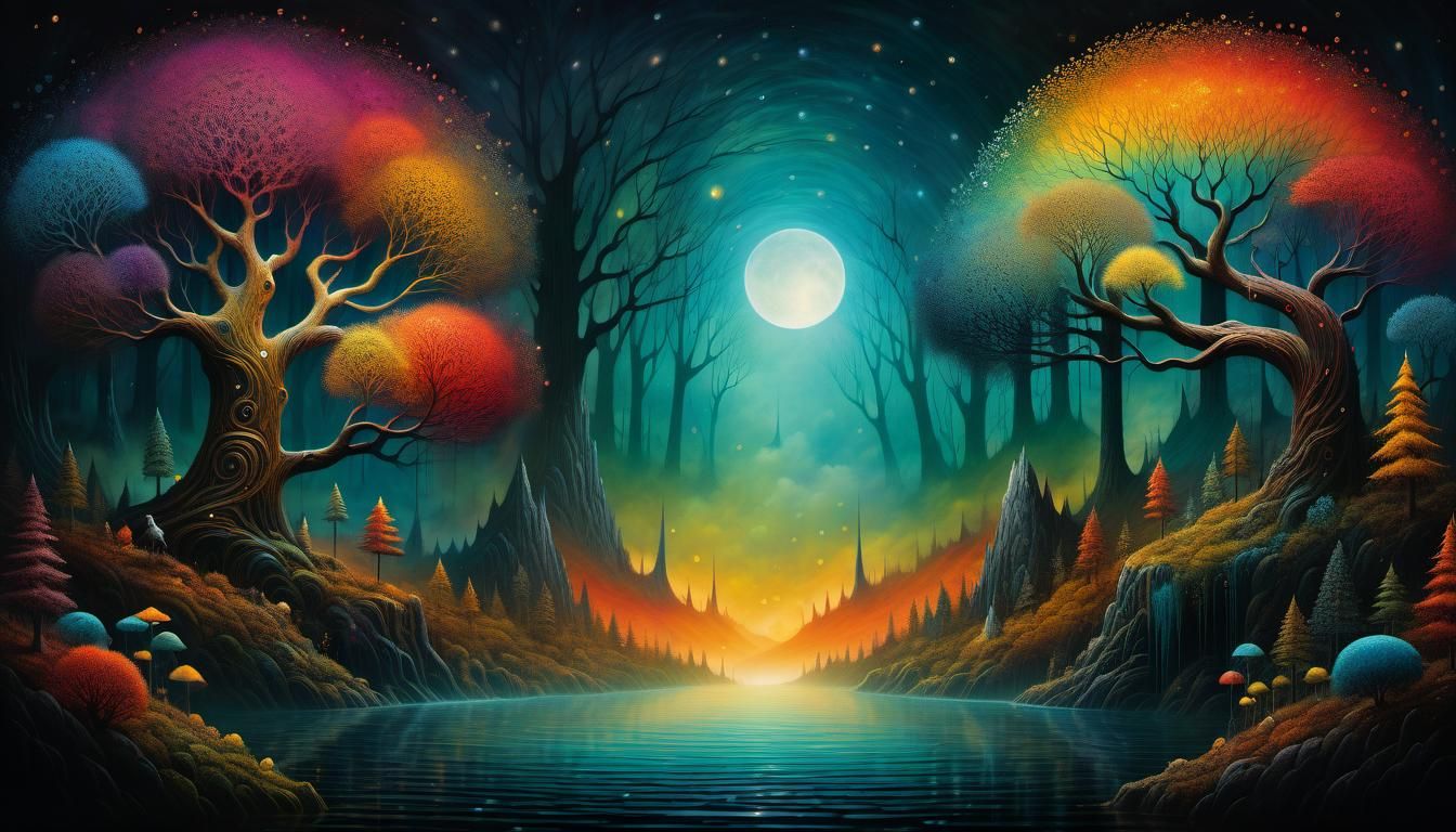 Mythical Creature in a Mystical Realm