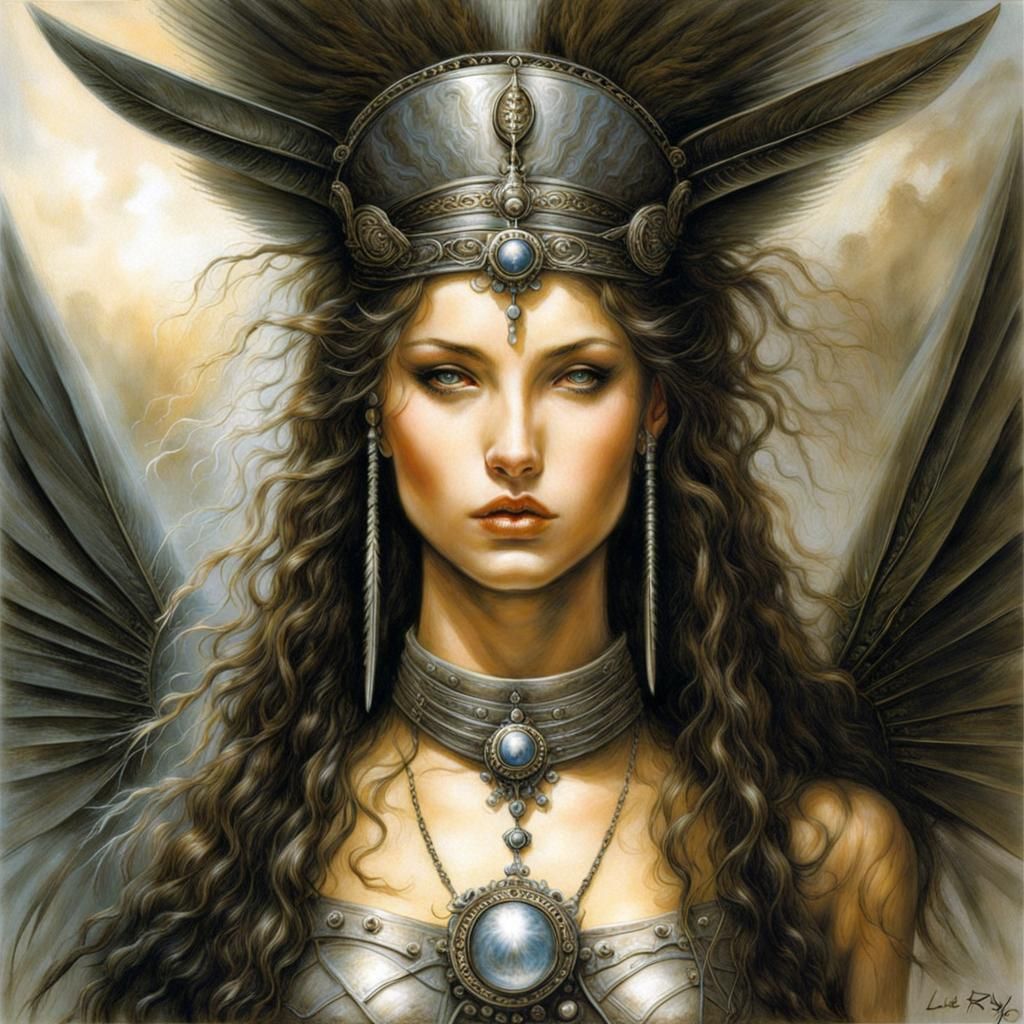 Proud Girl in Luis Royo Style