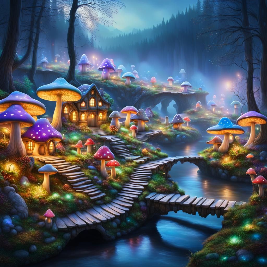 Enchanted FunGlen - Home of the Mist-Wisps