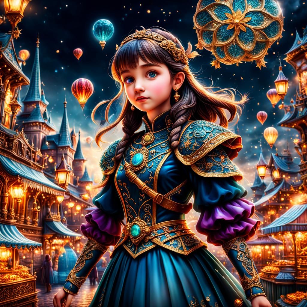 Sparkling Magical Wonders with Intricate Details