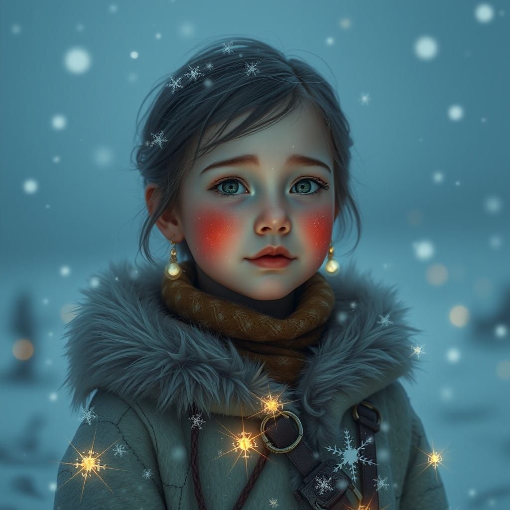 Enchanted Snow Nomad Radiates Ethereal Glow