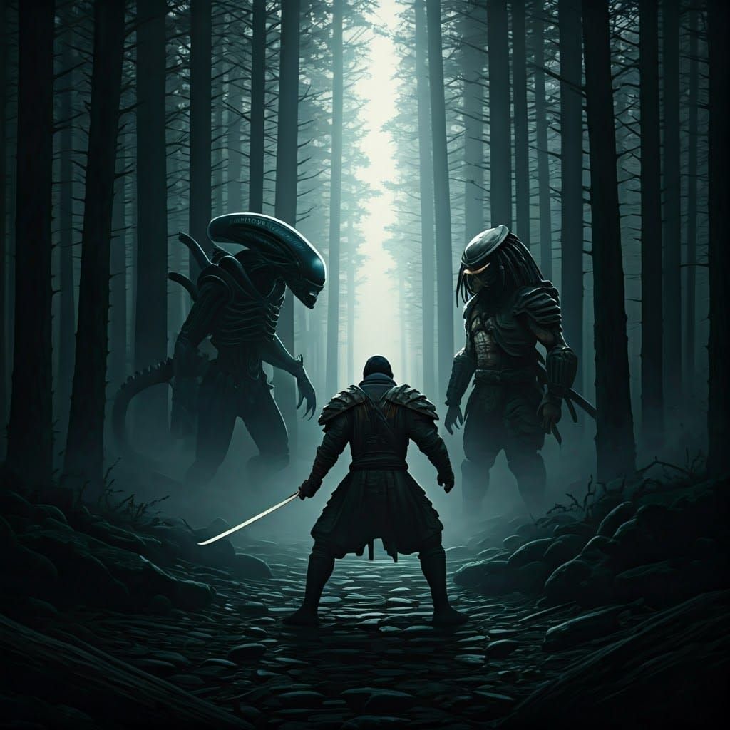 Alien vs. Predator vs. Samurai