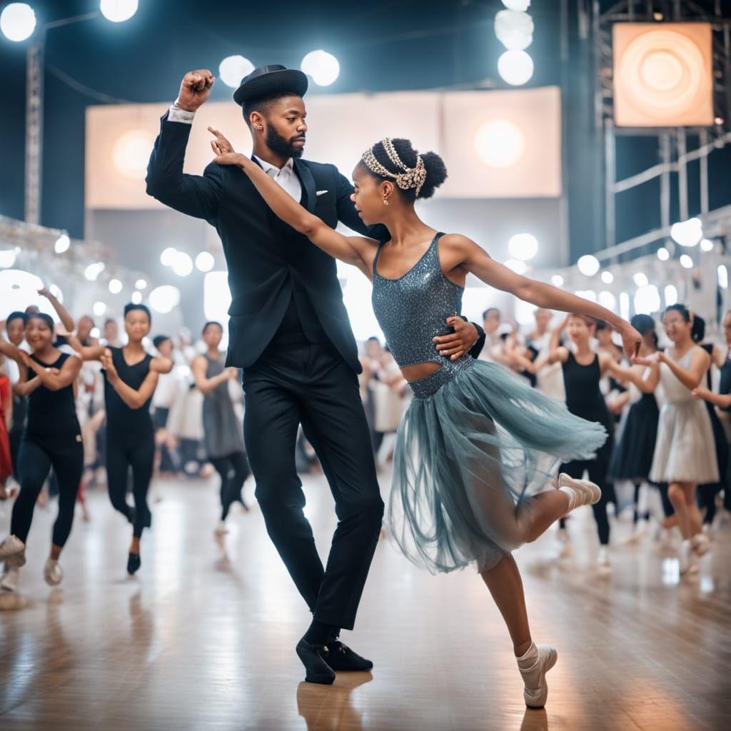 Dancing Figures in Motion