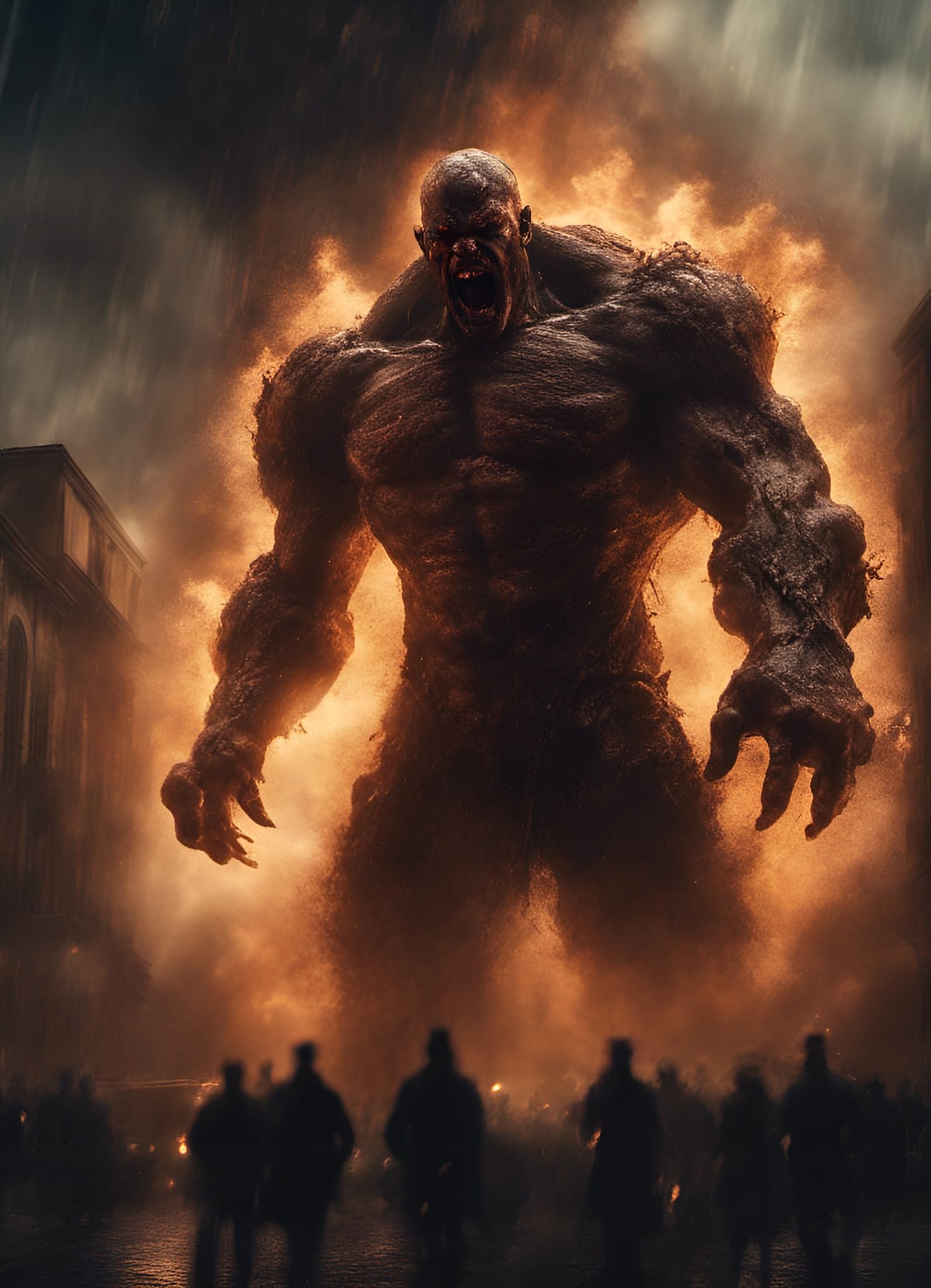 Demonic Titan's Hellfire Rain: A Volumetric Masterpiece