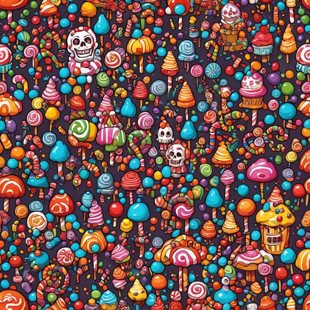 Sinister AI Candyland Creation