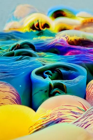 Psychedelic Love Maze in the Style of Greg Rutkowski