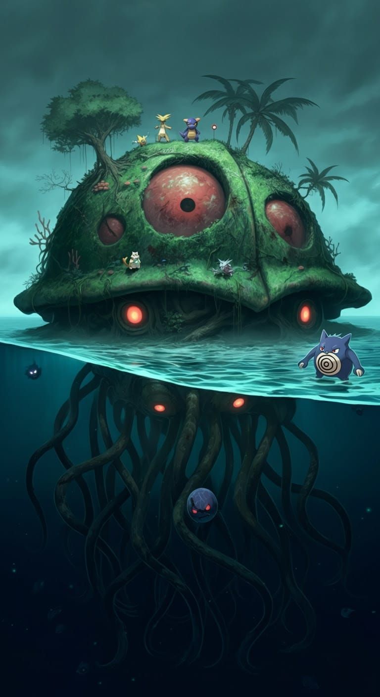 Mysterious Island Hideaway for Gen 1 Pokémon Pirates