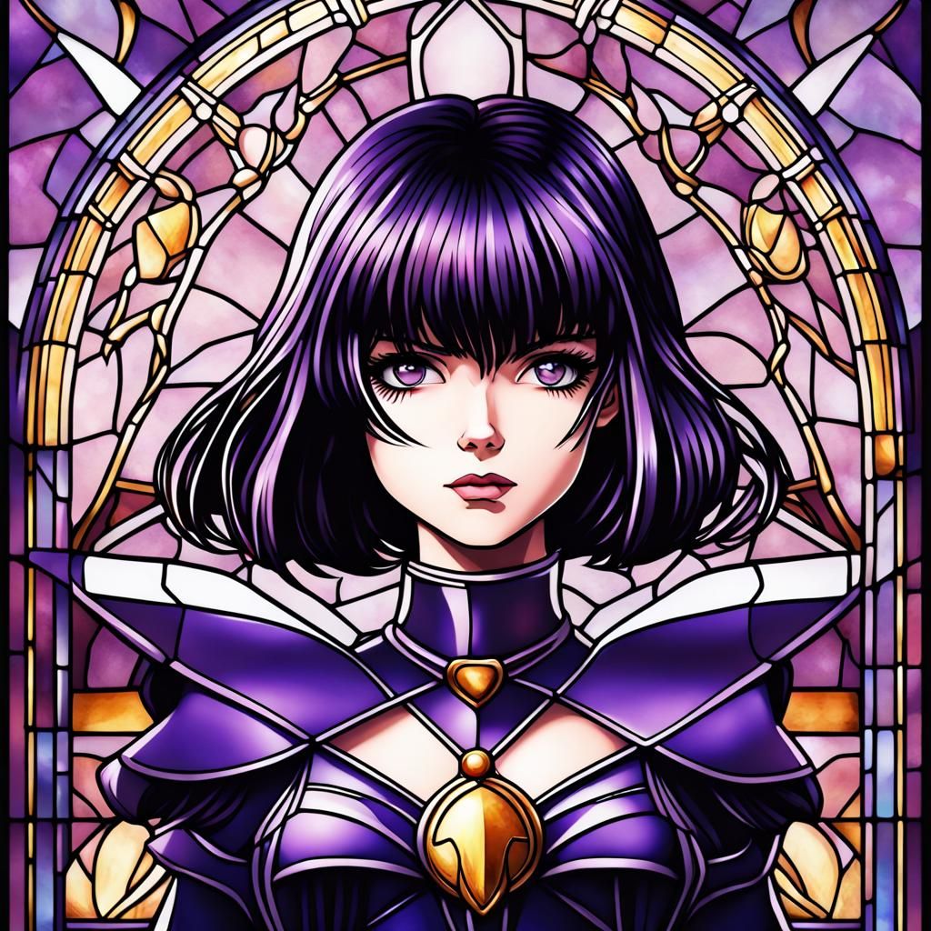 Sailor Saturn - Stained Glass