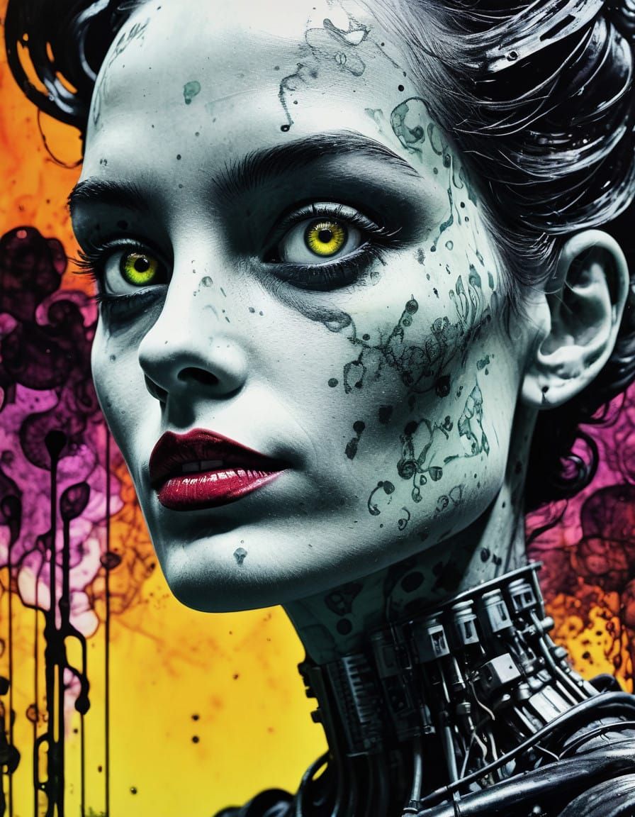 The Fugitive Queen of Halogens in a Charcoal-Infused Triadic...