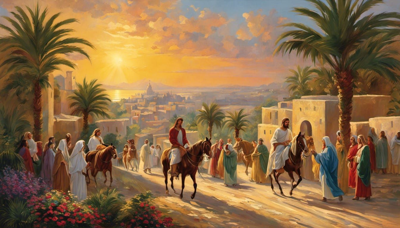 Jesus's Entry into Jerusalem on Palm Sunday