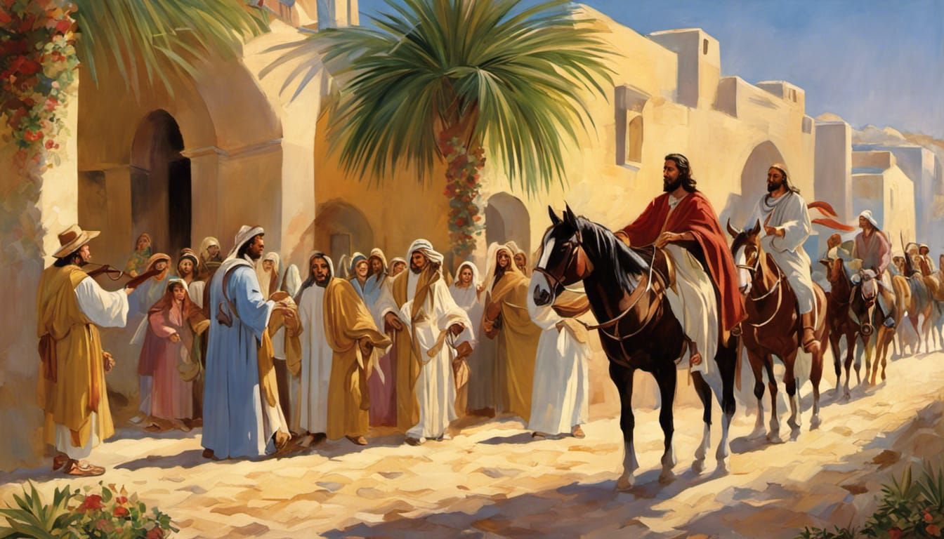 Jesus Enters Jerusalem on Palm Sunday