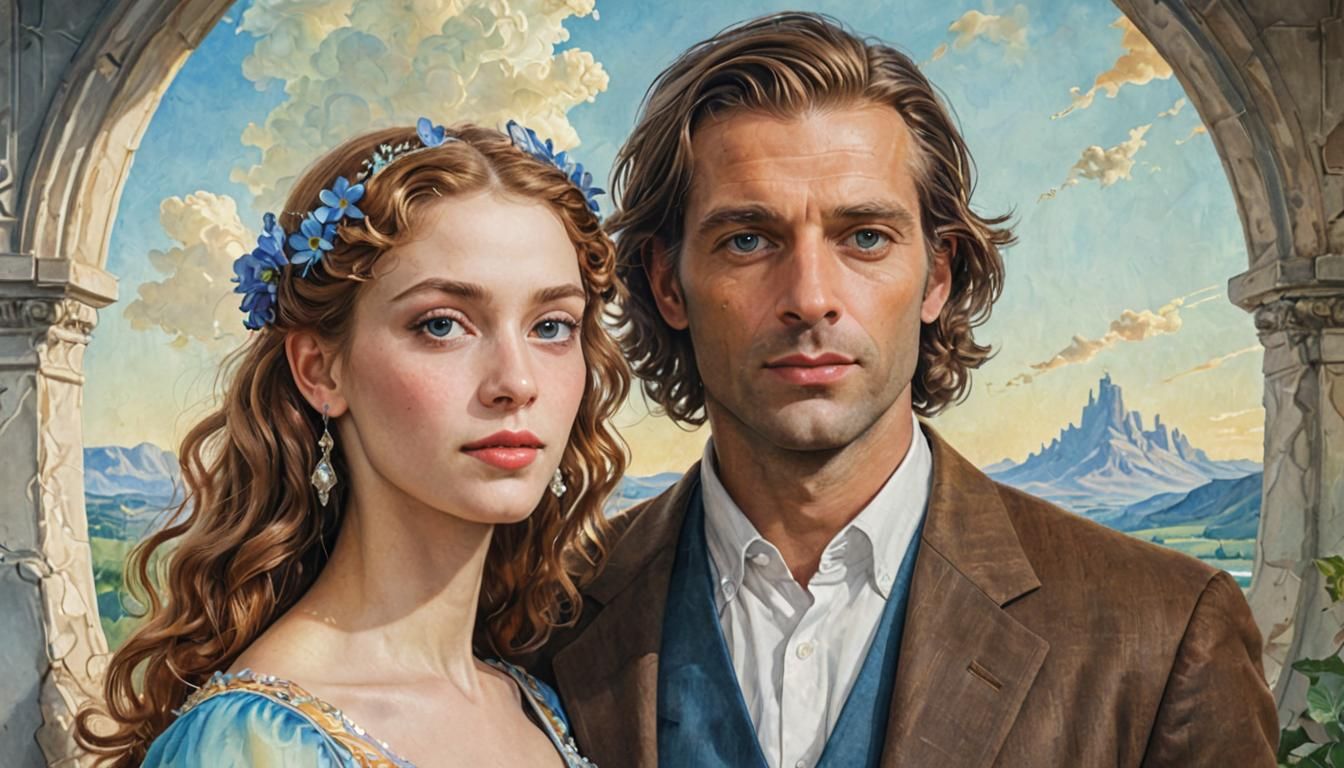 Biopunk Portrait in Surrealist Style