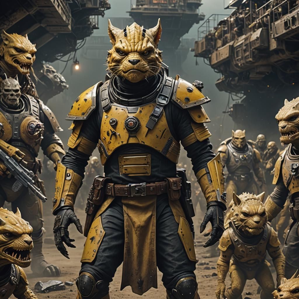 Epic Space Pirate Hybrid Digital Matte Painting