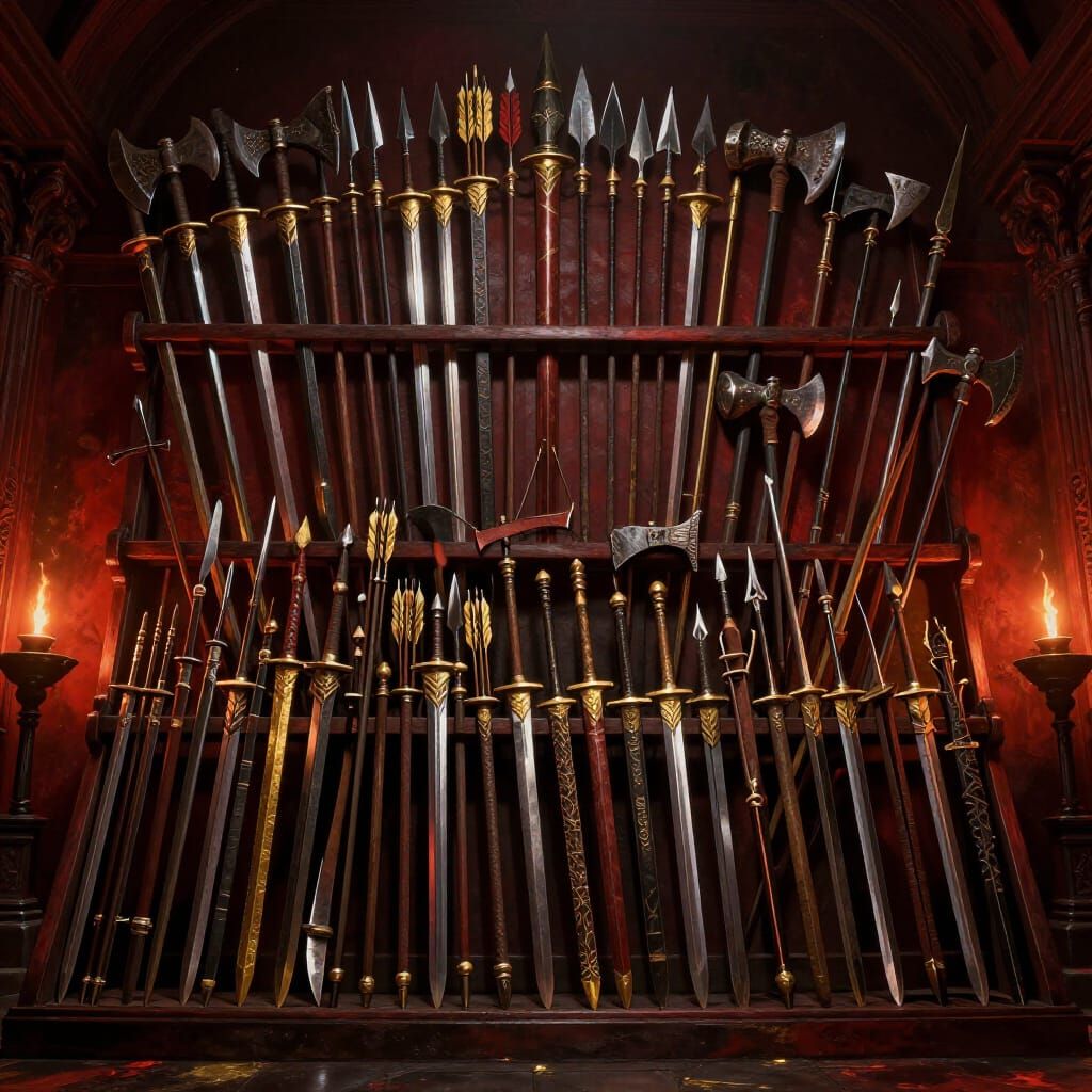 Immense Armory Vault Filled With Weapons