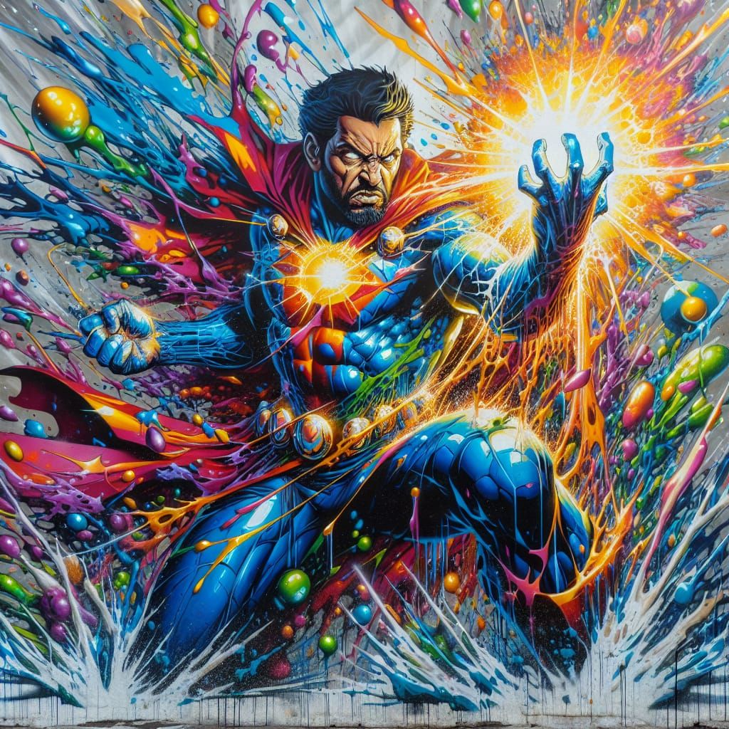 Supervillain Lare: Street Art with Immense Power