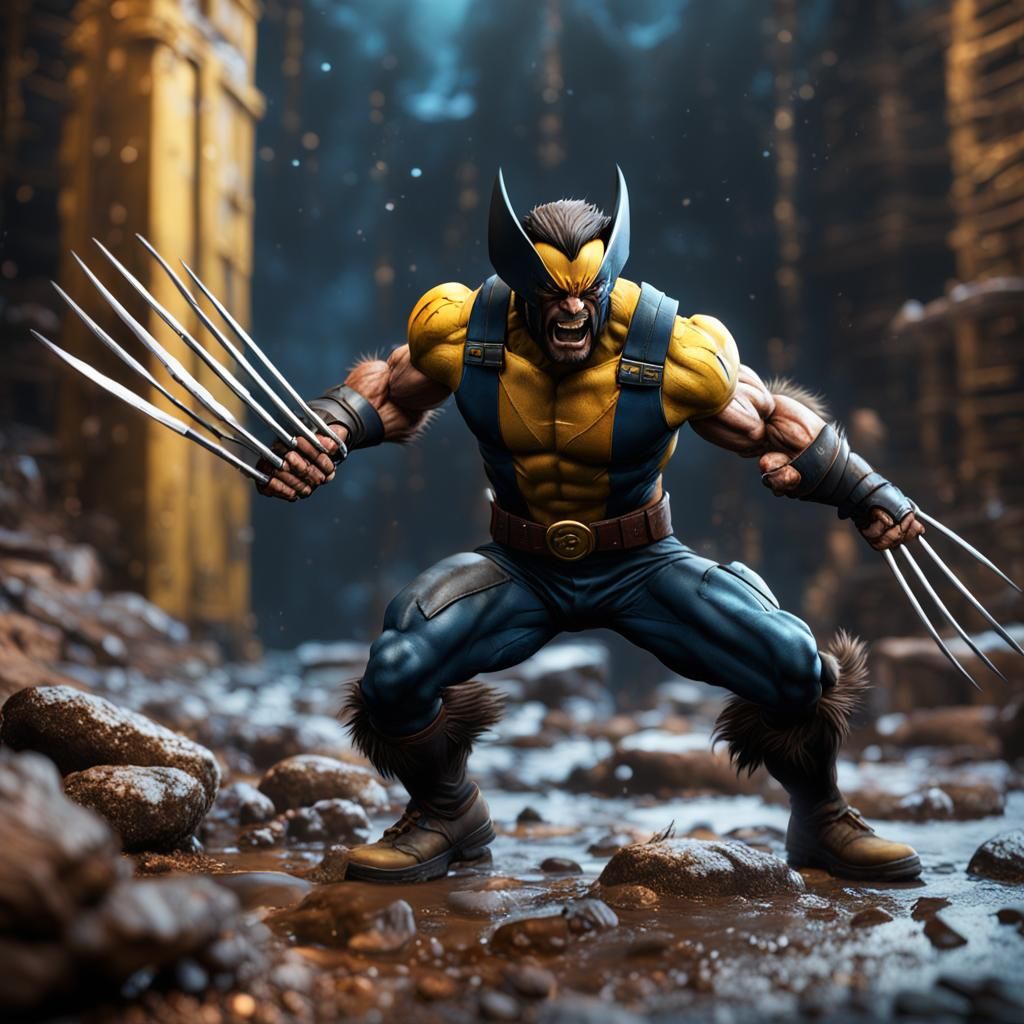 Wolverine Action Figure Concept Art