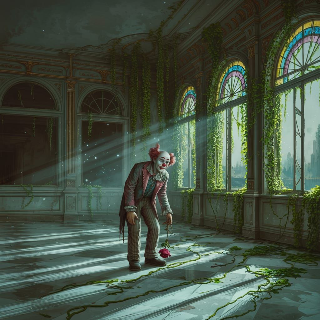 Abandoned Victorian Ballroom Reclaimed by Nature with a Soli...