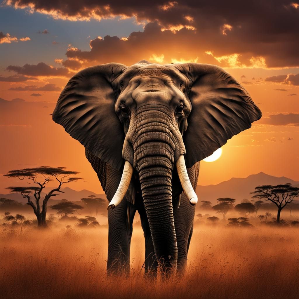 the majestic mighty elephant