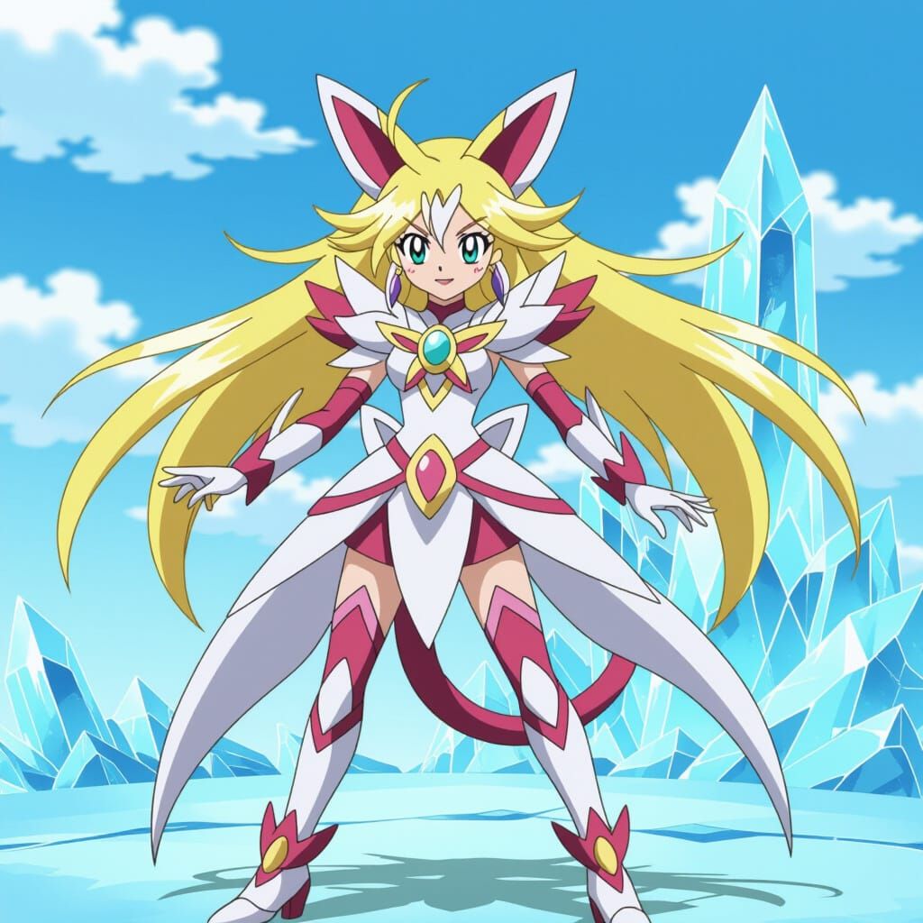 Angewomon Disguised as Gatomon in Digital World