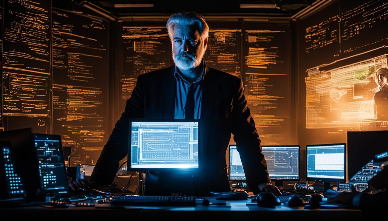 Eric Hughes in Dystopian Film Noir Style